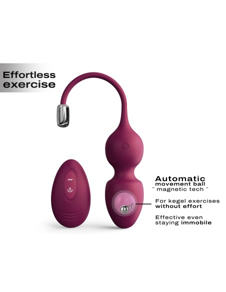 Oeuf Vibrant Love Balls Dorcel 9 x 3.5cm Mauve