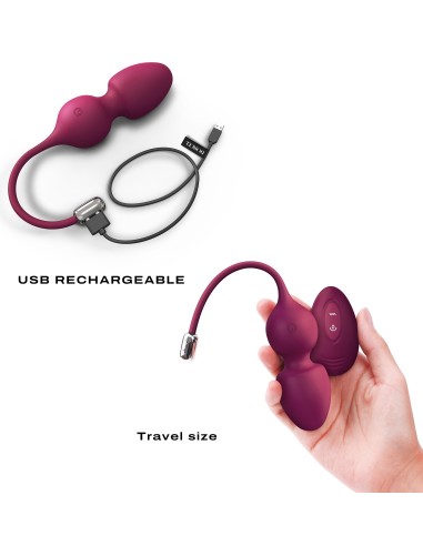Oeuf Vibrant Love Balls Dorcel 9 x 3.5cm Mauve