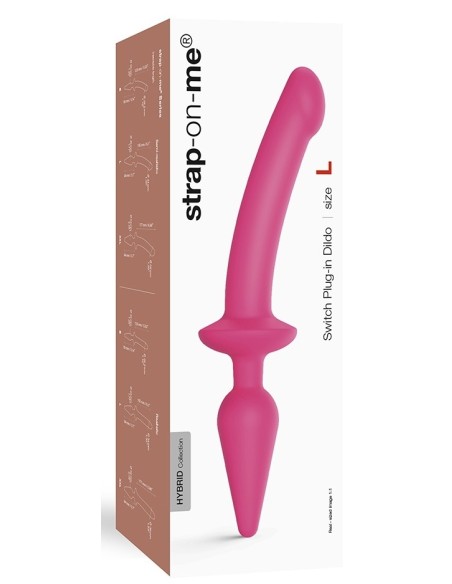 Plug Dildo Switch Strap-On-Me S 13 x 2.8cm Rose