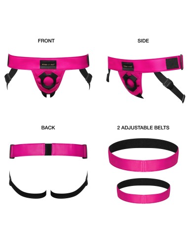 Ceinture Harnais pour Gode Strap-On-Me Rose foncé