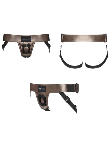 Ceinture Harnais pour Gode Strap-On-Me Bronze