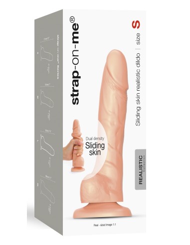Gode réaliste Sliding Skin Strap-On-Me S 13 x 3.7cm