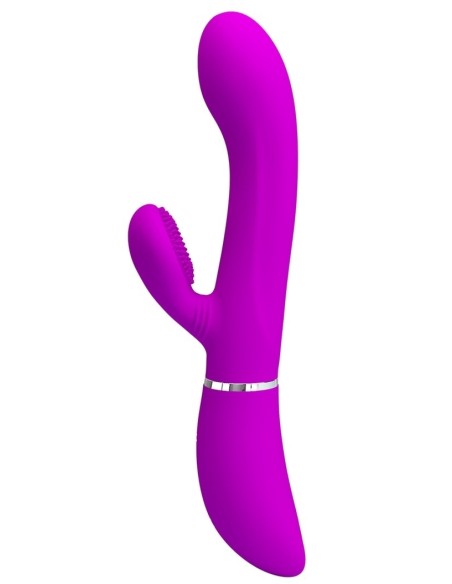 Vibro Rabbit Clit Vibe Pretty Love 10 x 3.2cm Rose