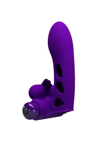 Gaine de doigt Vibrante Orlando Pretty Love 9.5 x 2.6cm Violet