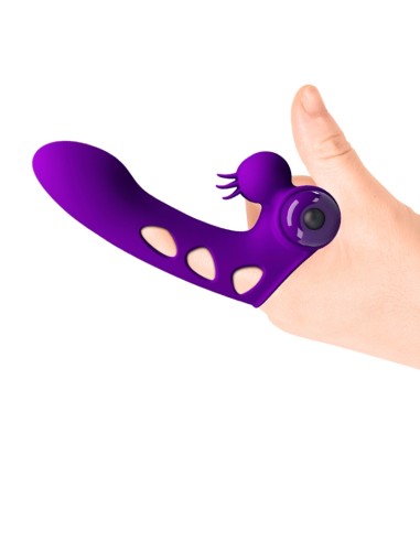 Gaine de doigt Vibrante Orlando Pretty Love 9.5 x 2.6cm Violet
