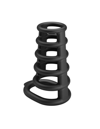 Gaine de pénis avec Anneaux Silicone Rodrigo 10 x 5cm