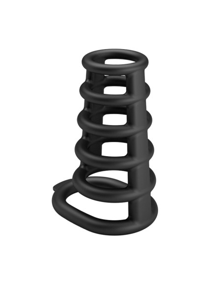 Gaine de pénis avec Anneaux Silicone Rodrigo 10 x 5cm