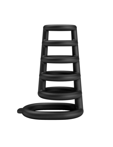 Gaine de pénis avec Anneaux Silicone Rodrigo 10 x 5cm