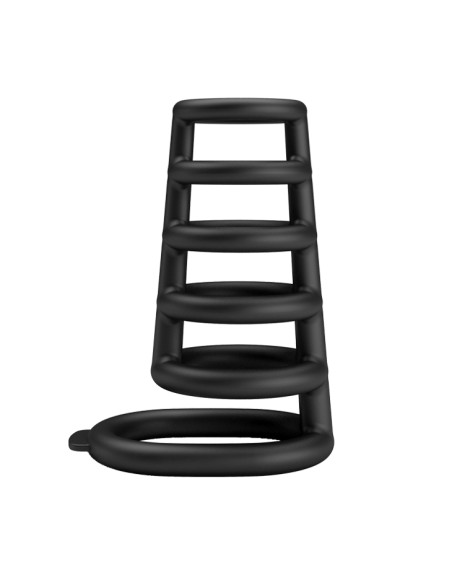 Gaine de pénis avec Anneaux Silicone Rodrigo 10 x 5cm