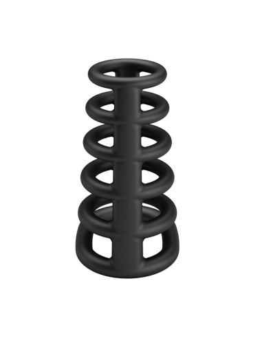 Gaine de pénis avec Anneaux Silicone Rodrigo 10 x 5cm