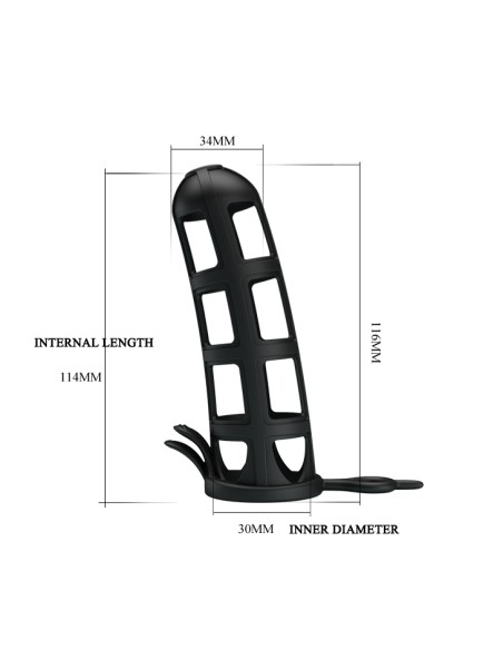 Gaine de pénis Stretchy Pretty Love 11 x 4cm