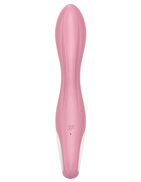 Vibro gonflable Air Pump Vibrator 2 Satisfyer 12 x 3.5cm Rose