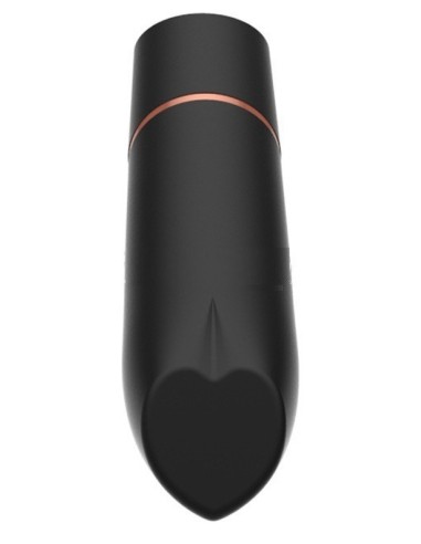 Mini Vibro Heart Lipstick 9cm Noir