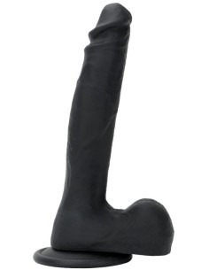 Gode en silicone Relik 17 x 4cm Noir