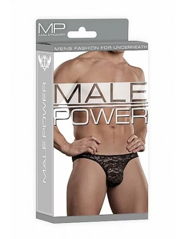 String Dentelle BONG THONG Noir