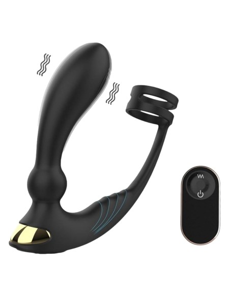 Plug prostatique vibrant et Anneau Kings Landing 13 x 3.3cm