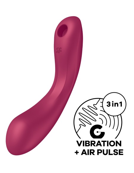 Stimulateur de clitoris Curvy Trinity 1 Satisfyer Rose Stimulateur de clitoris Curvy Trinity 1 Satisfyer Rose