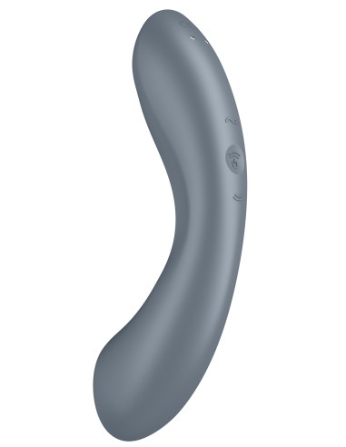Stimulateur de clitoris Curvy Trinity 1 Satisfyer Gris