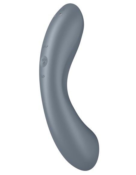 Stimulateur de clitoris Curvy Trinity 1 Satisfyer Gris