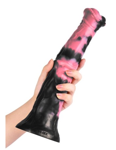 Gode Animal Ragulf 26 x 5.5cm Noir-Rose