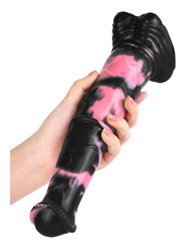 Gode Animal HULF 24 x 5cm Noir-Rose - Godes insolites - 4