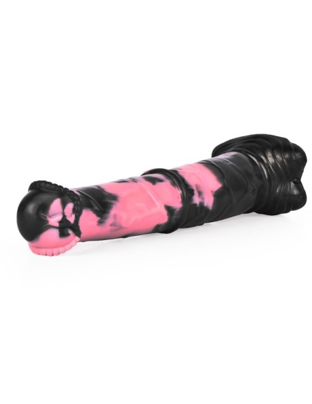 Gode Animal HULF 24 x 5cm Noir-Rose - Godes insolites - 5
