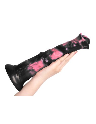 Gode Animal Exulf 26 x 6cm Noir-Rose