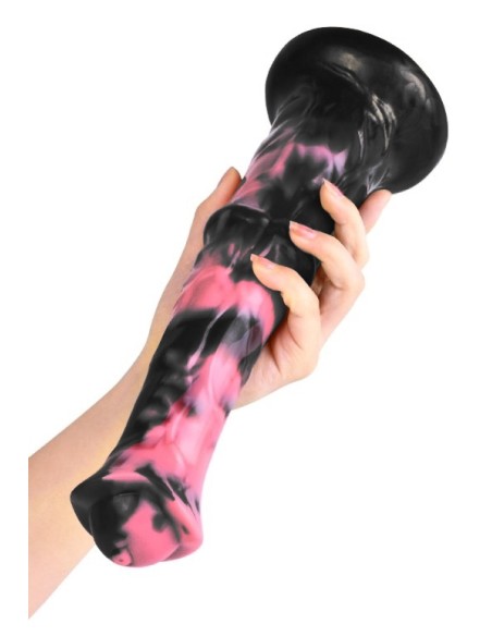 Gode Animal Exulf 26 x 6cm Noir-Rose