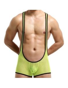 Singlet sexy Tocki Jaune-Noir