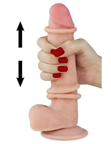Gode réaliste SLIDING SKIN 16 x 4 cm