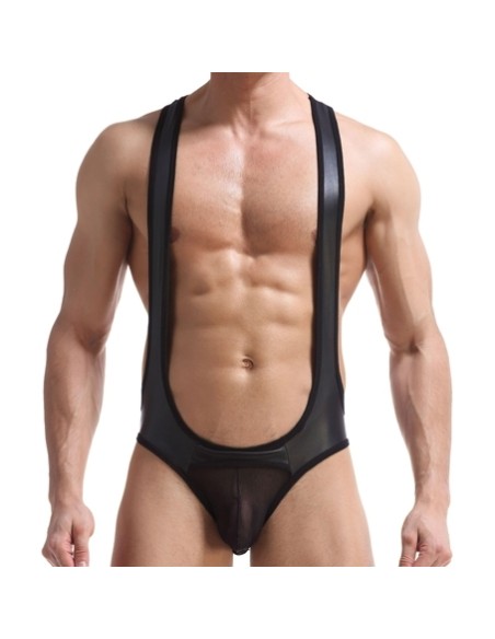 Jock-Singlet Motor Noir