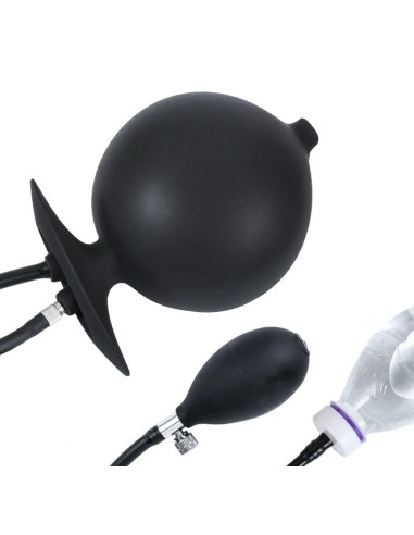 Plug gonflable et Embout de lavement BUTT ENEMA 12 x 11cm