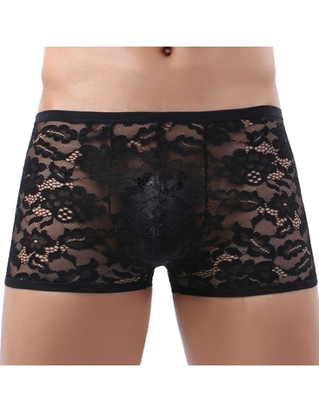 Boxer en dentelle Joao Noir