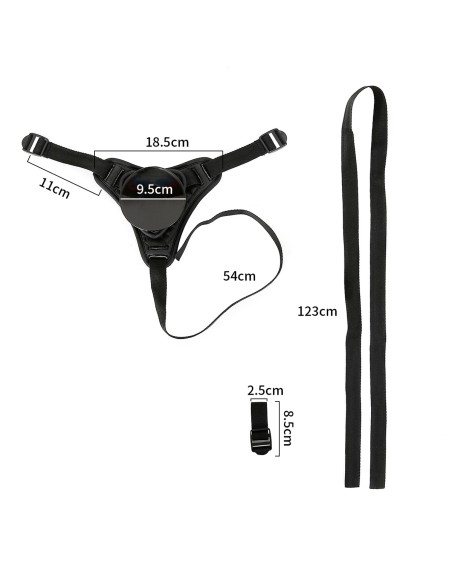 Harnais pour gode ceinture Suction Cup