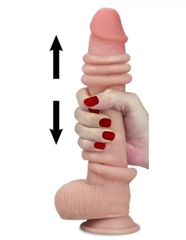 Gode réaliste SLIDING SKIN 18 x 3.8 cm