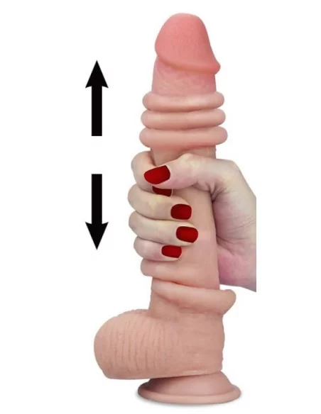 Gode réaliste SLIDING SKIN 18 x 3.8 cm