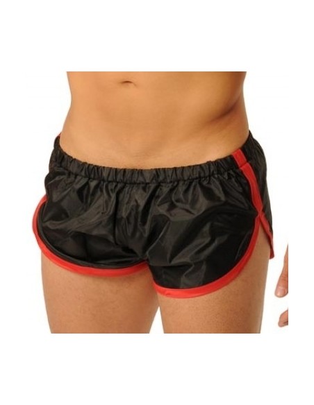 Short court Fist Noir-Rouge