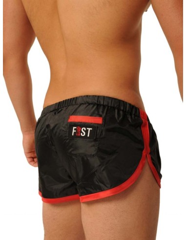 Short court Fist Noir-Rouge