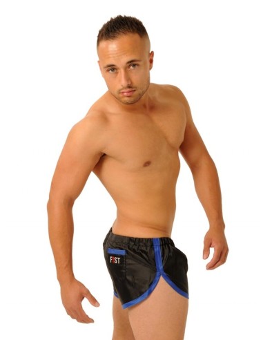 Short court Fist Noir-Bleu