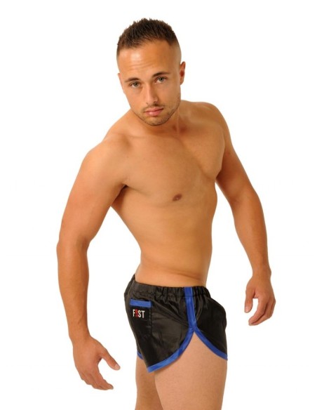 Short court Fist Noir-Bleu