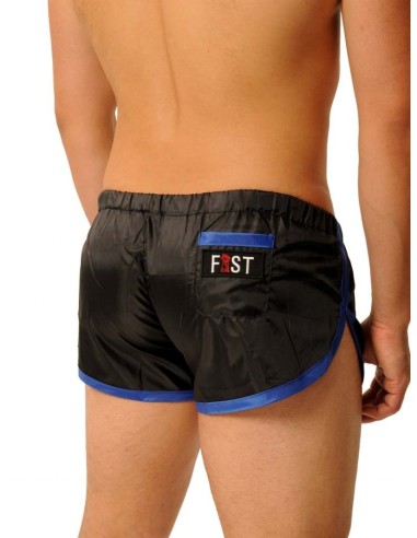 Short court Fist Noir-Bleu