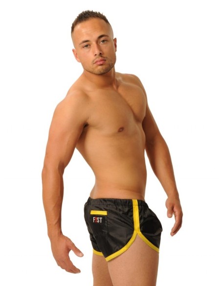 Short court FIST Noir-Jaune