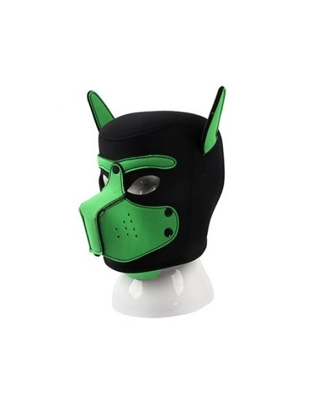Masque Puppy néoprène Dog On Noir-Vert