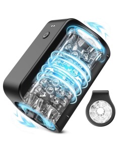 Masturbateur rotatif Roating Blow 7 Modes Noir
