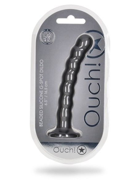 Plug Beaded G-Spot M 16.5 x 2.5cm Gris Plug Beaded G-Spot M 16.5 x 2.5cm Gris