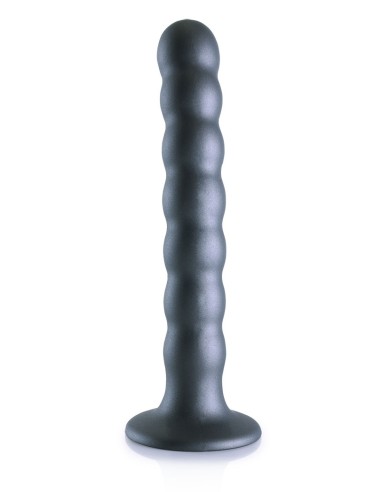Plug Beaded G-Spot M 16.5 x 2.5cm Gris