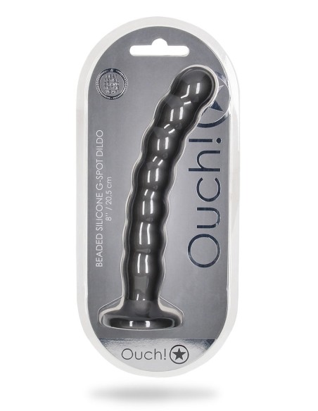 Plug Beaded G-Spot L 20.5 x 3.2cm Gris Plug Beaded G-Spot L 20.5 x 3.2cm Gris