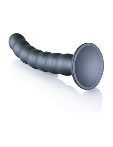 Plug Beaded G-Spot L 20.5 x 3.2cm Gris