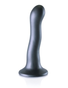 Plug Curvy G-Spot 17 x 3.5cm Gris