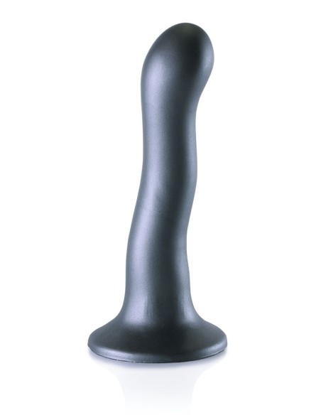 Plug Curvy G-Spot 17 x 3.5cm Gris